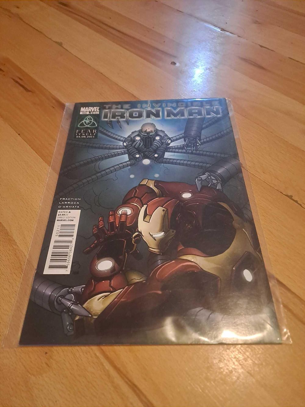 Lot 476: Marvel the invincible iorn man issue 502