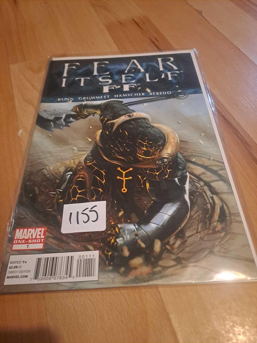 Lot 477: Marvel fear itself F F issue 1 lot...