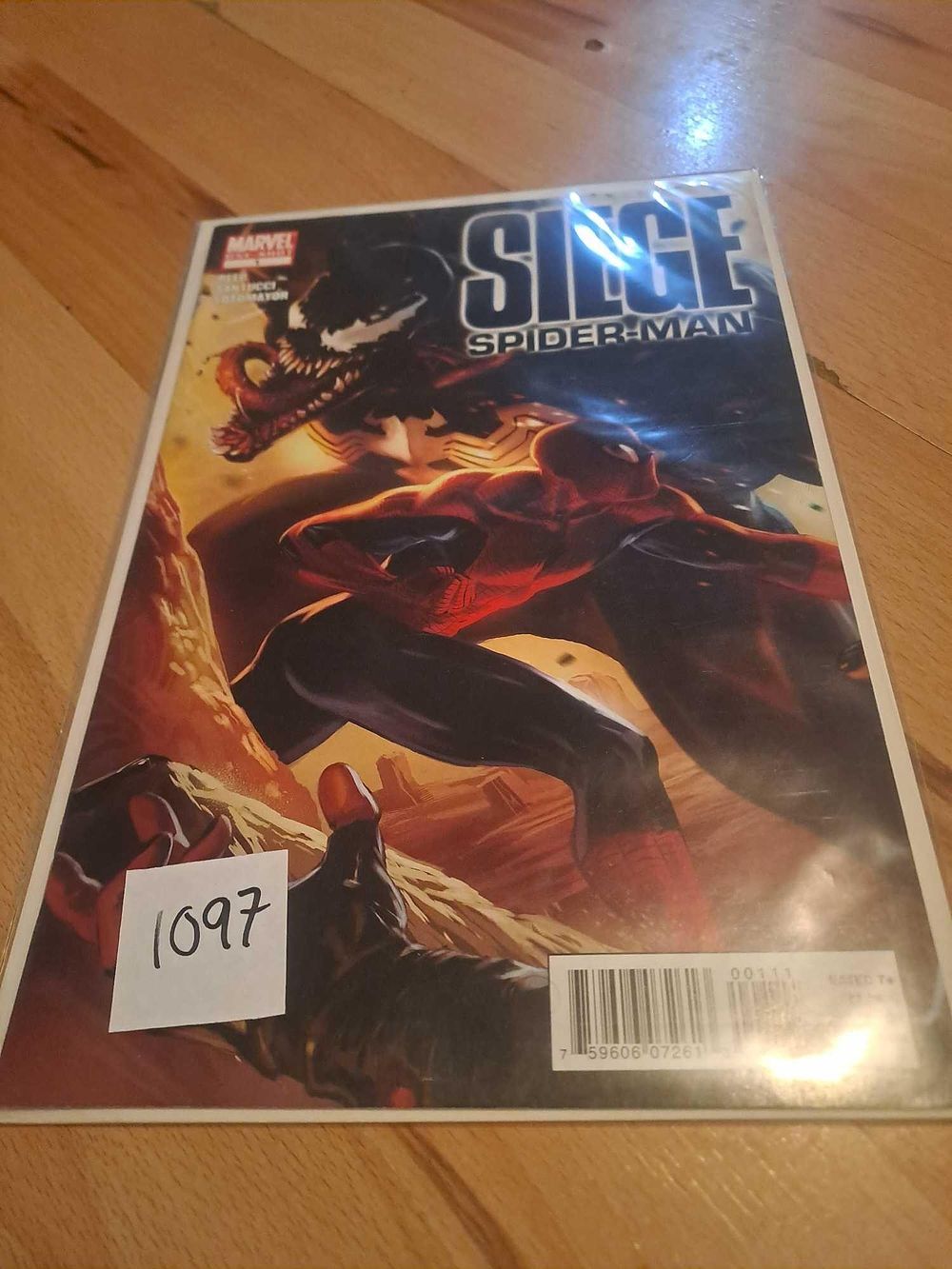 Lot 481: Marvel siege spider-man issue 1 lot 1097