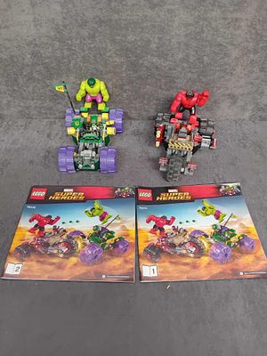 Lego Marvel Super Heros Hulk vs Red Hulk 76078 pre built set with instructions no box