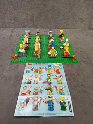 Lego mini figures The Sampsons complete set with all accessories