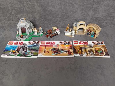 Lego Star Wars mixed lot sets included 75200. 75198. 75205. Sets included instruction manuals 