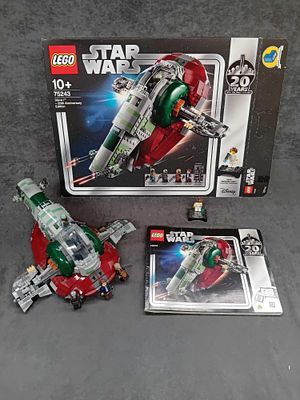 Lego Star Wars Slave 20th Anniversary Edition 75243 pre built model with box and instruction 