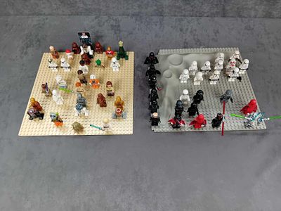 Job lot of Lego Star Wars mini figures as pictured