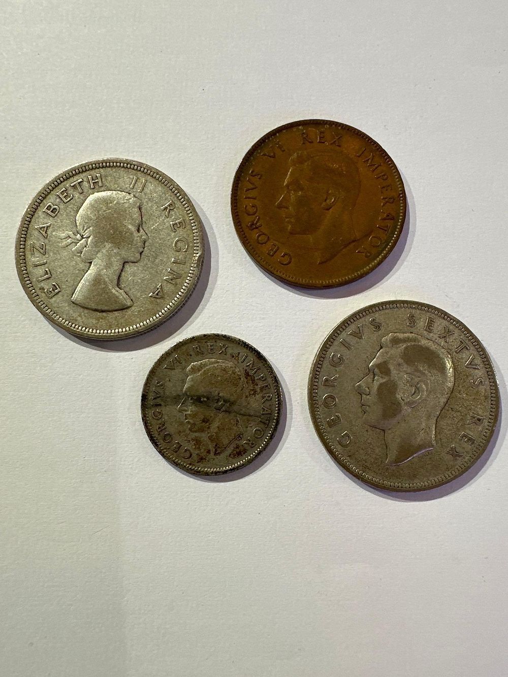 Lot 655: 4 x South Africa coins in this lot...