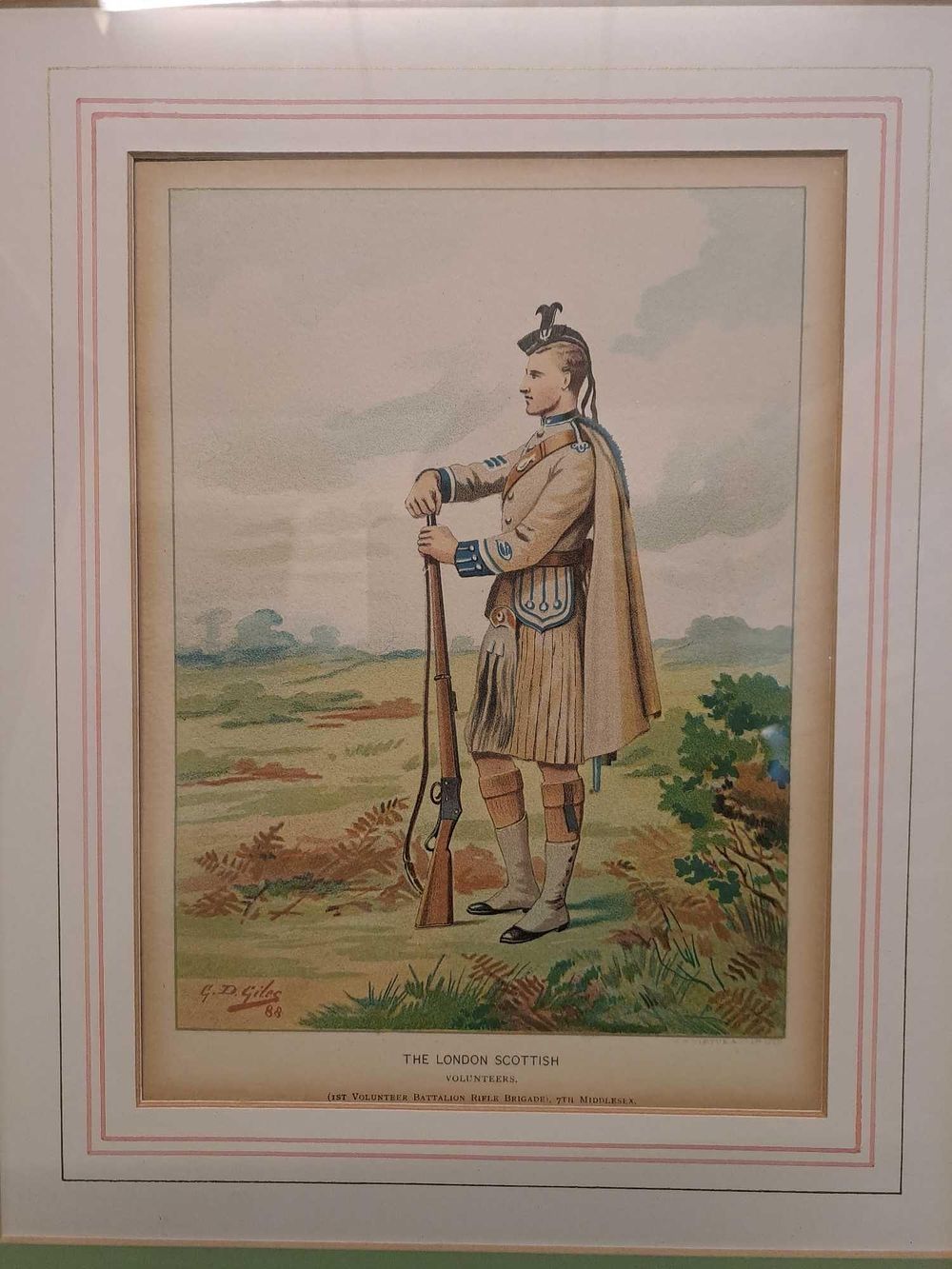 Lot 851: The London Scottish Volunteer'S (1St Volunteer Battalion Rifle...