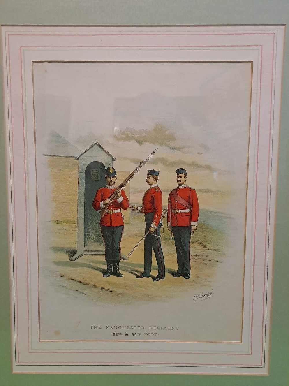 Lot 856: The Manchester Regiment (63Rd &Amp; 69Th Foot) R.Simkin...