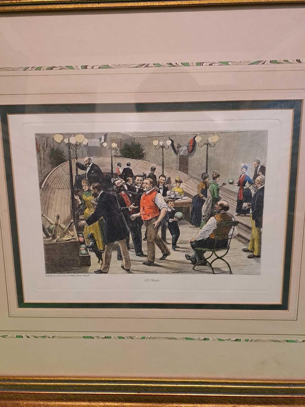 Lot 858: A Strike Published By Thomas Fine Art Limited...