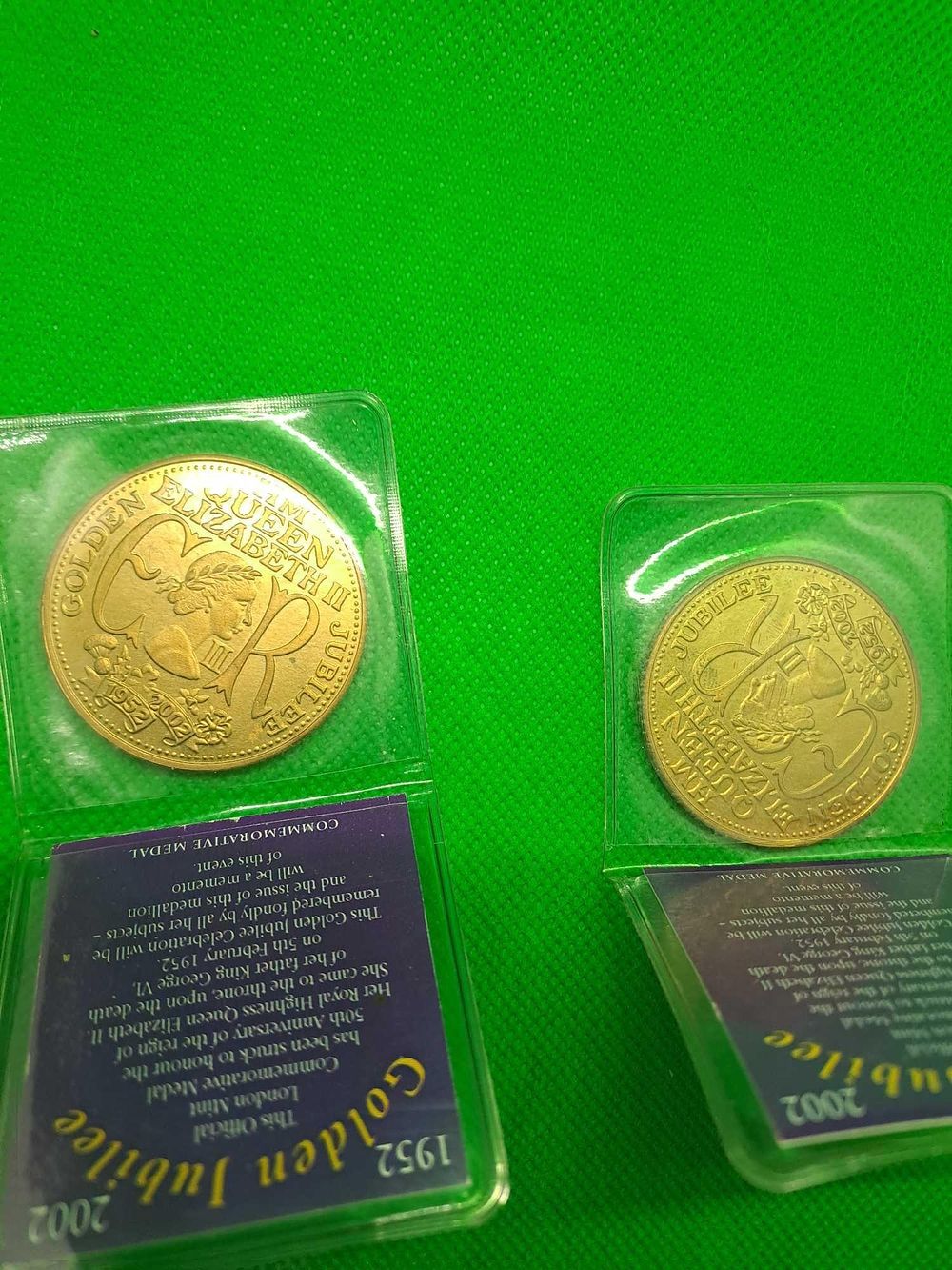 Lot 871: 2X Golden Jubilee Coins
