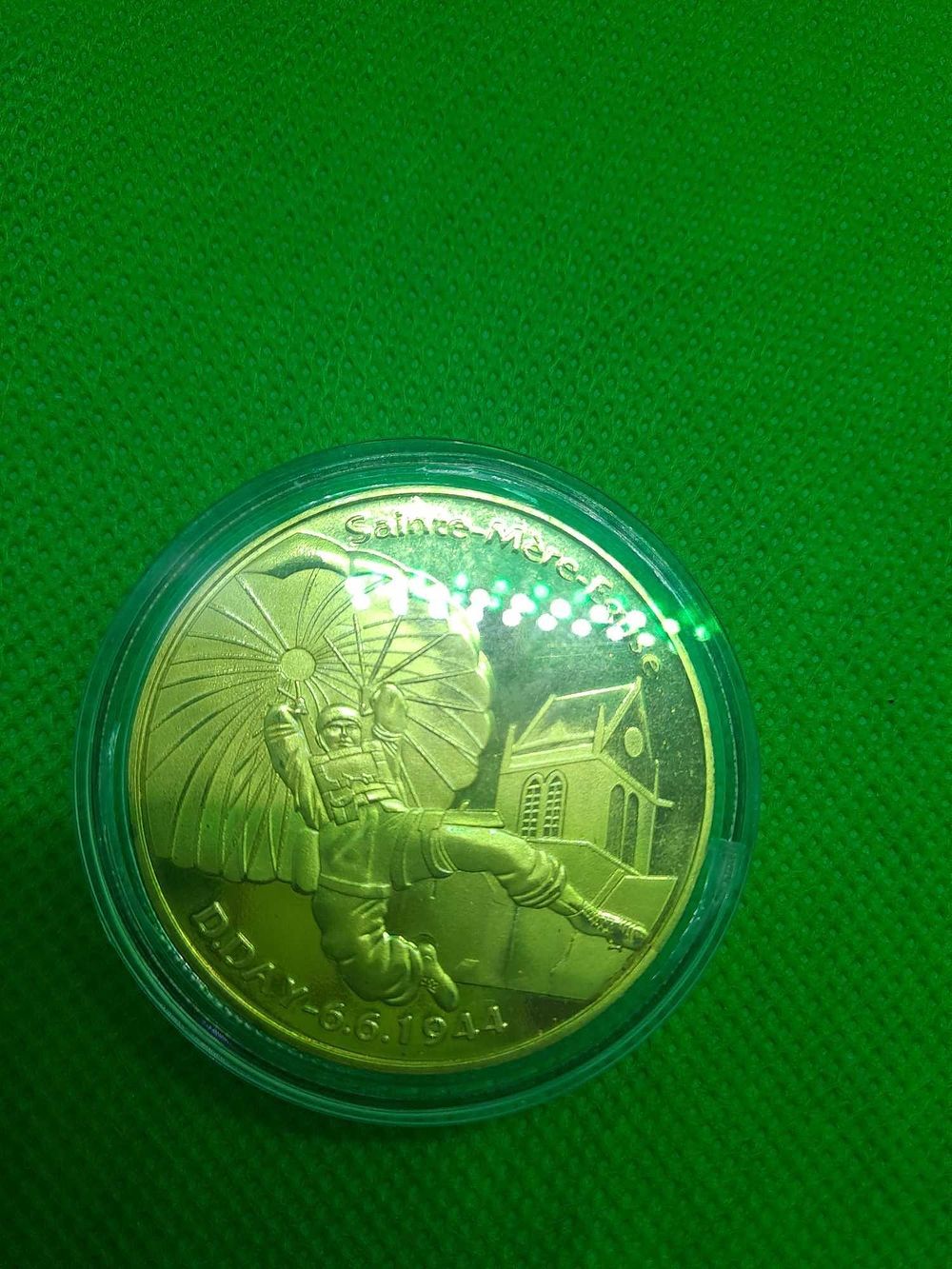 Lot 872: 3X Golden D-Day Coins