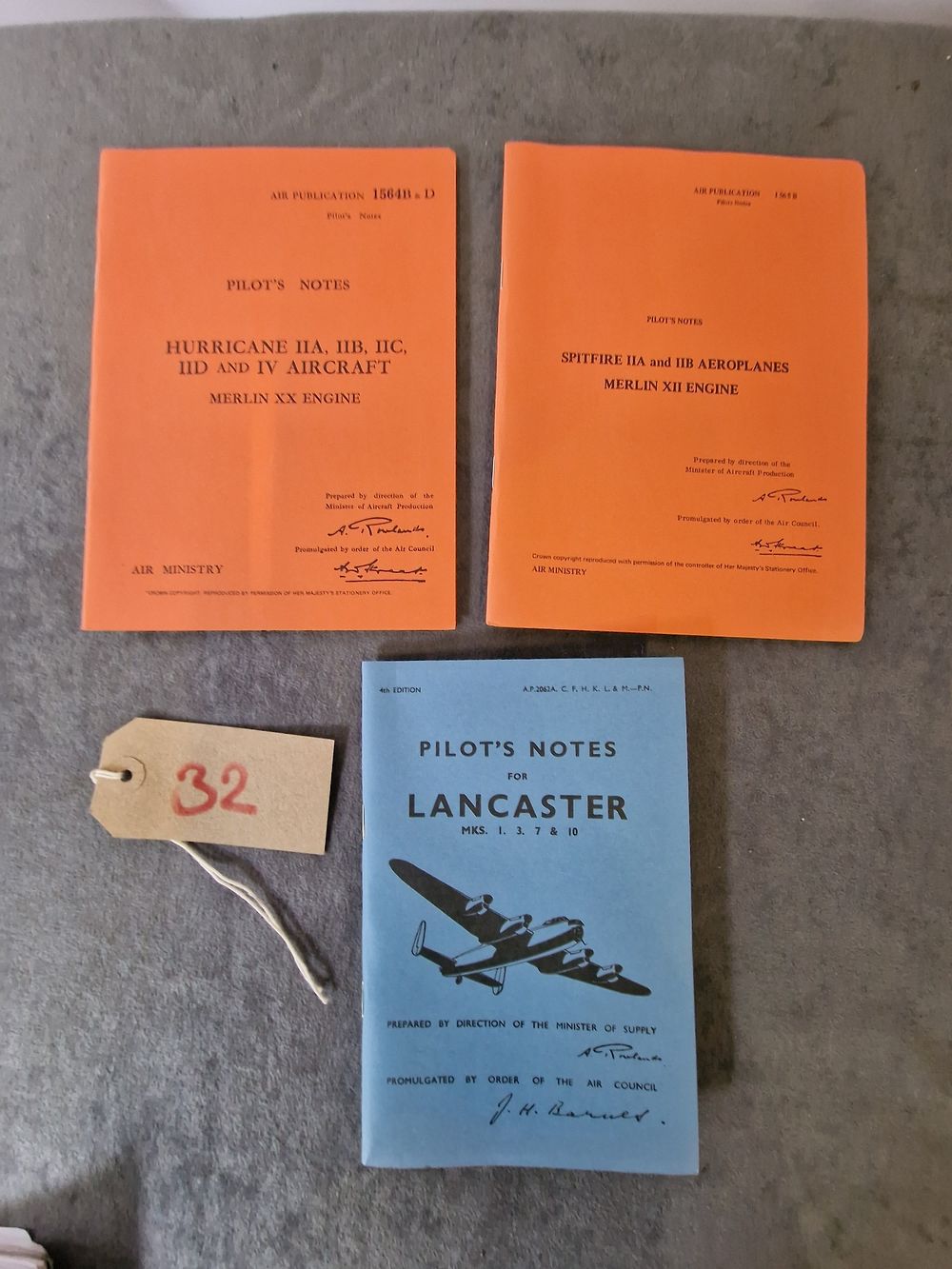 Lot 878: 3X Pilots Notebooks Comprising Of (1) Pilots Notes...