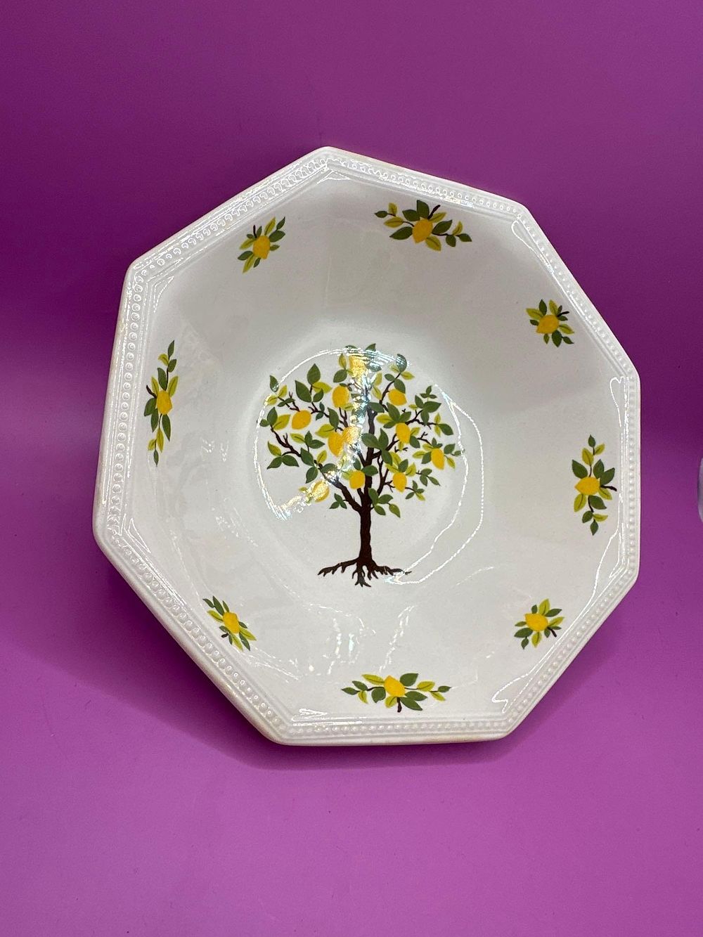 Lot 937: Johnson Bros, Iornstone Lemon Tree Bowl.