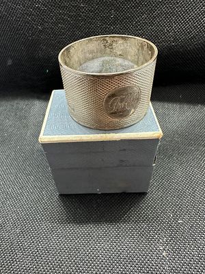 Silver Napkin Ring Sheffield 1933 Edward Viner