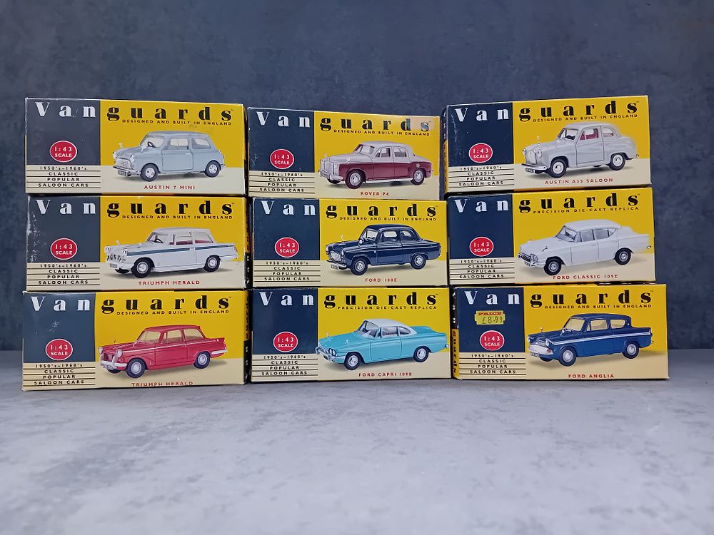 Lot 273: Mixed Lot of Vanguards 1:43 Scale.