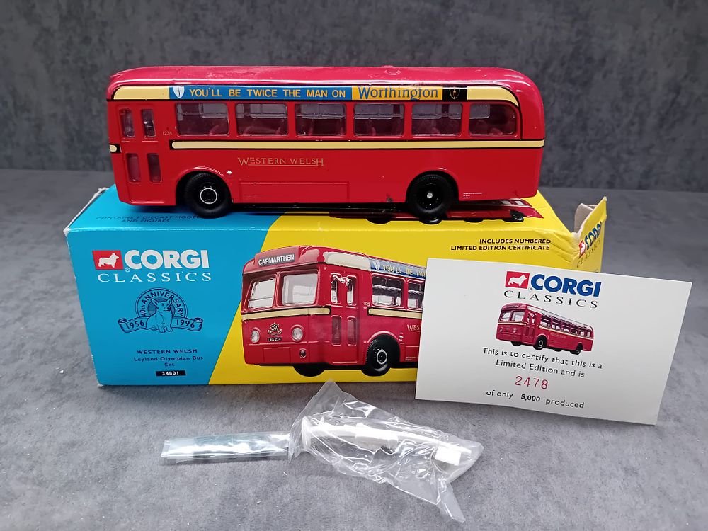 Lot 265: Corgi Classics #34801 Leyland Olympian Bus Set.