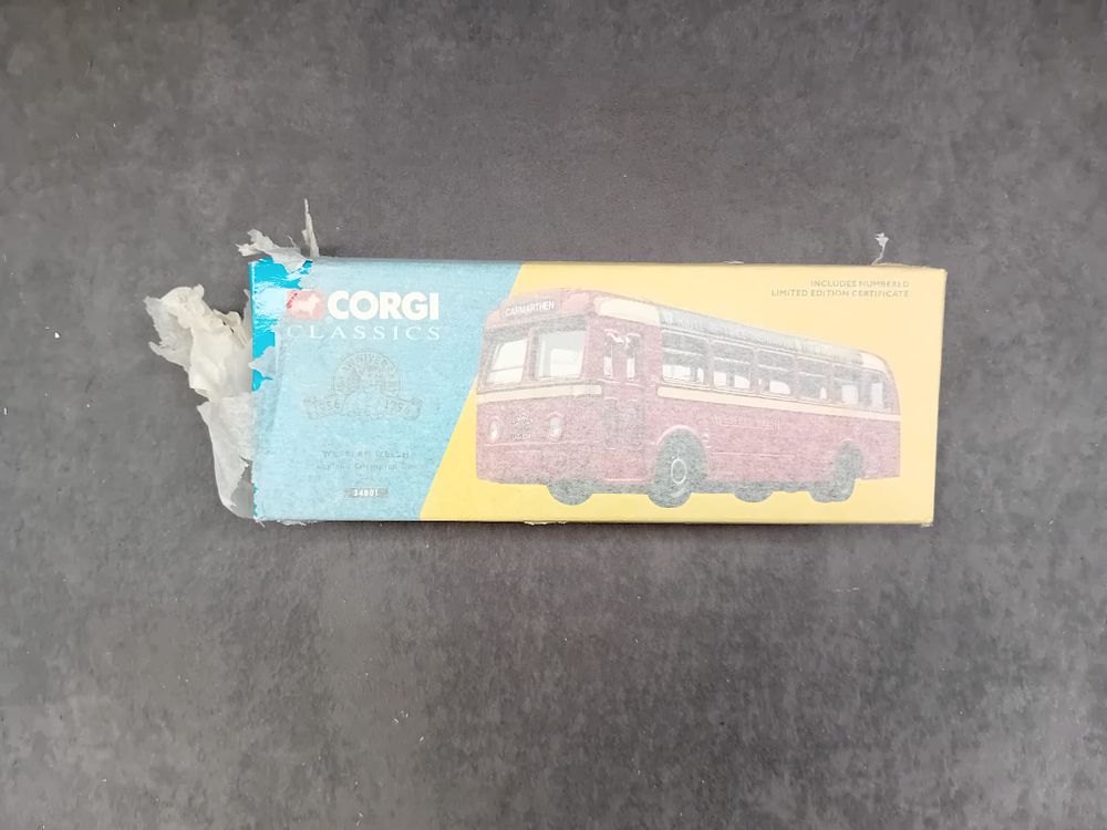 Lot 264: Unopened Corgi Classics #34801 Western Welsh Leyland Olympian Bus Set.