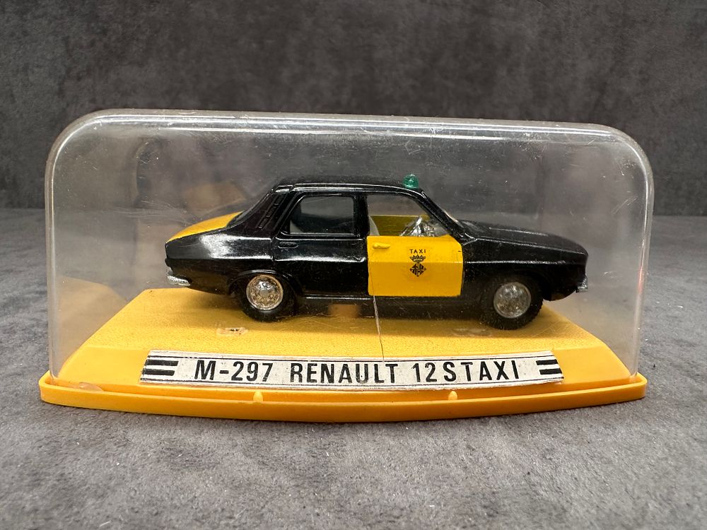 Lot 216: Pilen Diecasts made in Spain M-297 Renault 12S Taxi
