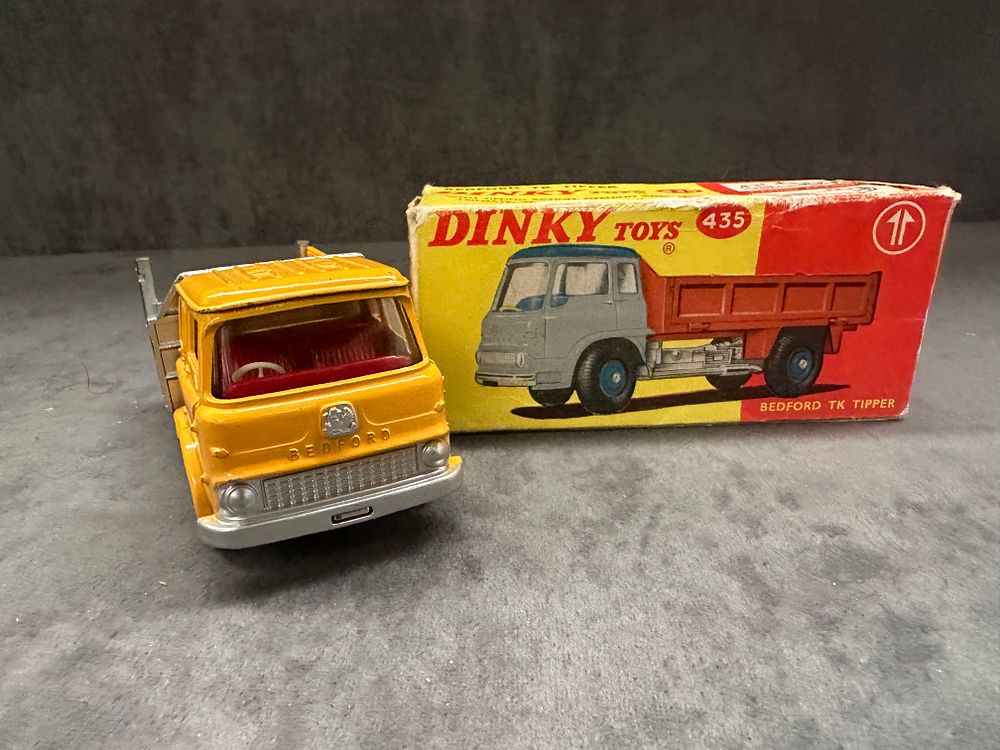 Lot 196: Dinky toy 435 Bedford TK Tipper some damage to lorry as pictured