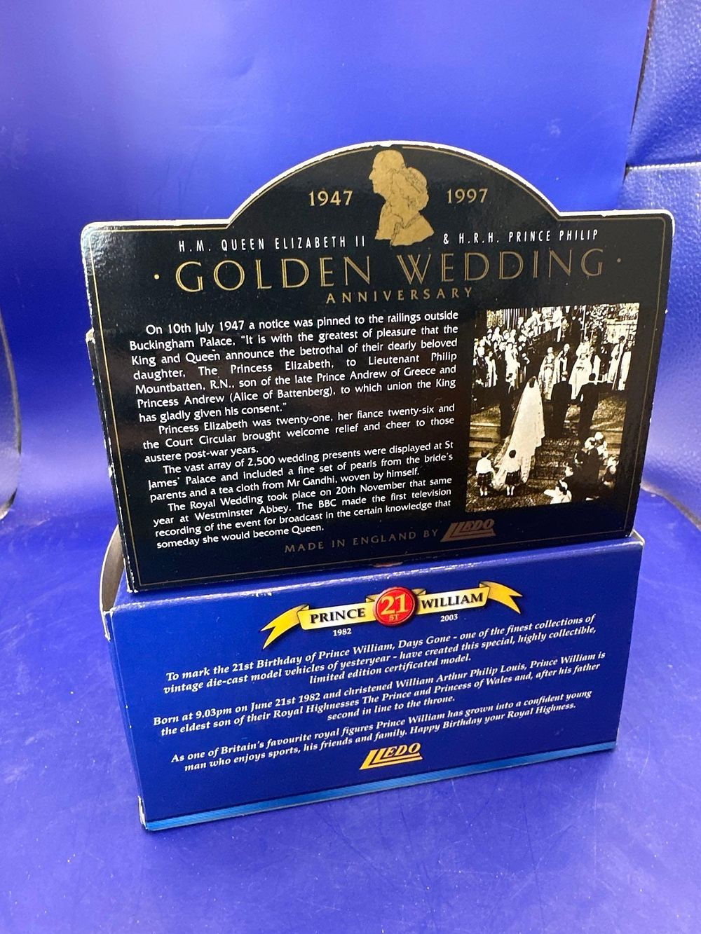 Lot 319: 2 X Lledo Royal Commemorative Vehicles One Golden...