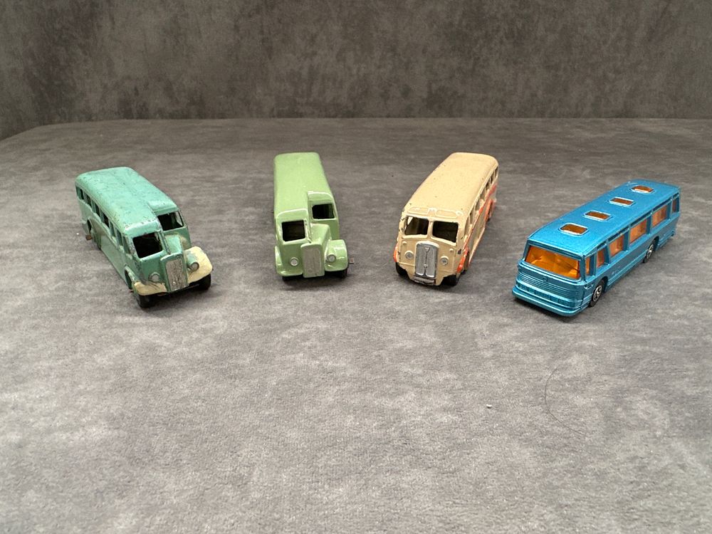 Lot 334: 4 x (No Reserve) Dinky Coaches as pictured