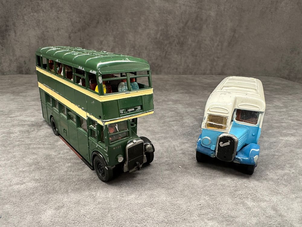 Lot 348: 2 x Corgi (No Reserve) busses as pictured