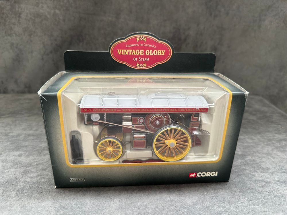 Lot 415: Corgi celebrating the golden age vintage glory of steam 80105 Fowler B6 Shan locomotive and badge