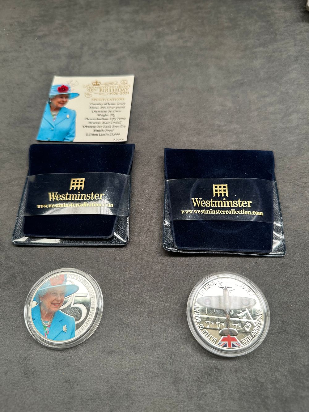 Lot 260: Jubilee mint the official 2021 Royal National lifeboat institution solid silver proof £1 coin