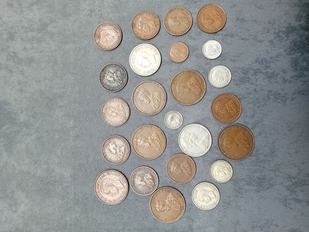 Lot 254: Mixed Lot of Australian & New Zealand coins
