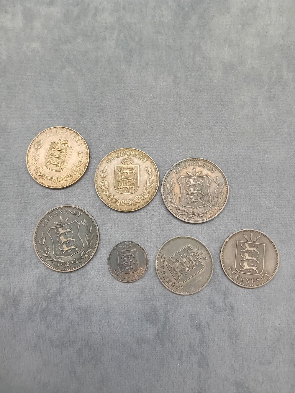 Lot 251: Mixed Lot of Guernsey Coin as pictured.