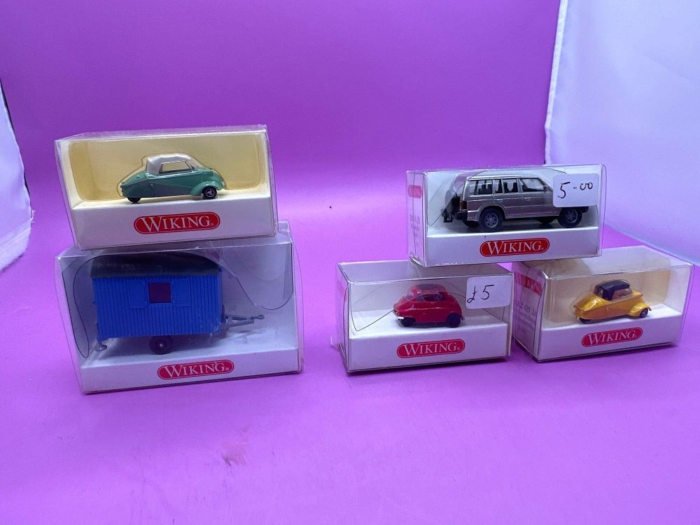 Lot 360: 5 X Wiking Vehicles, 1:87 Scale This Lot...