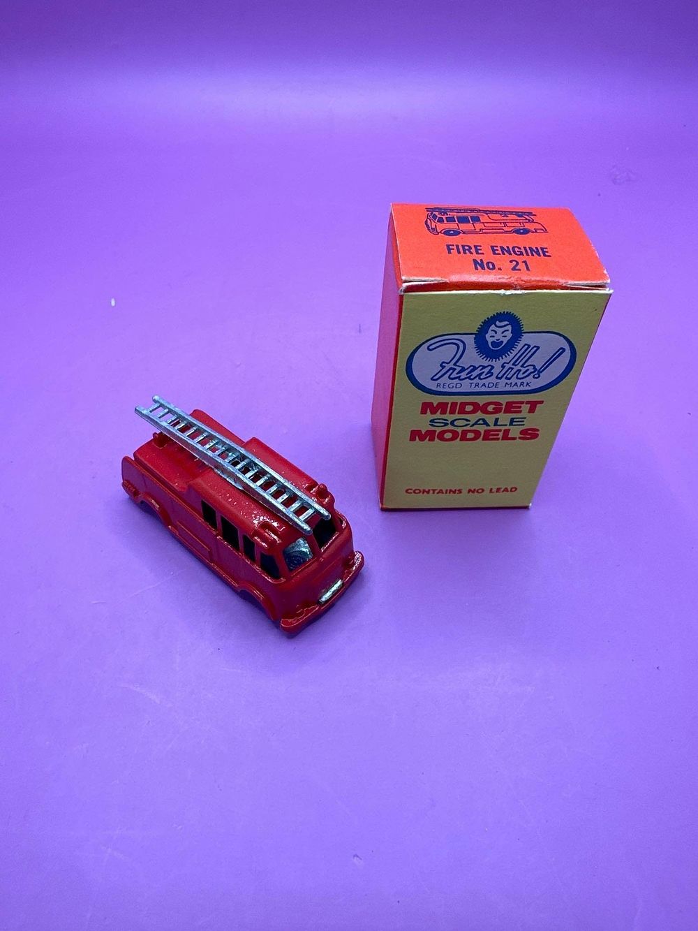 Lot 376: Fun Ho Midget scale models. No 21 fire...