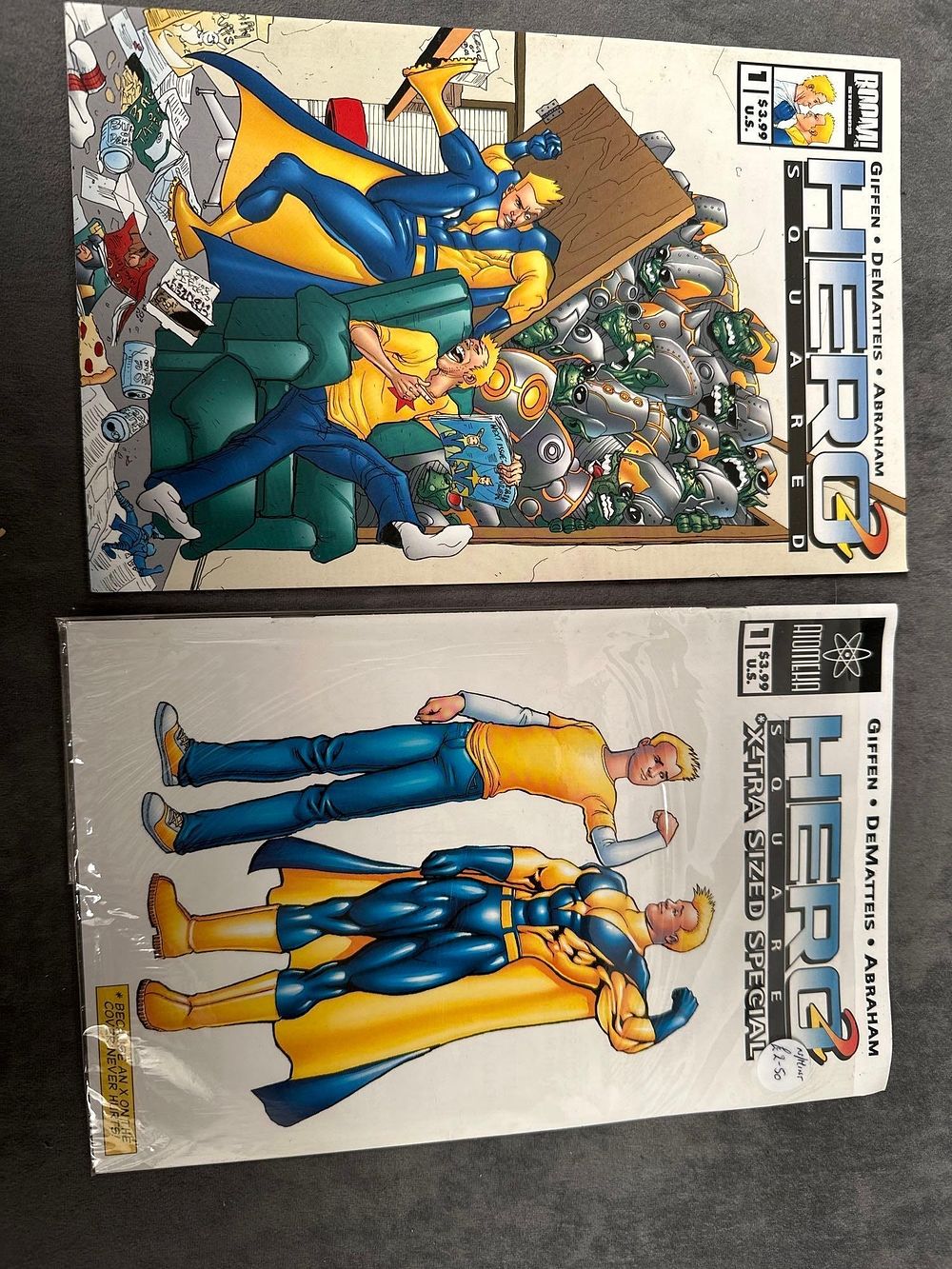 Lot 453: 2 issues of Hero Squared issue 1 by...