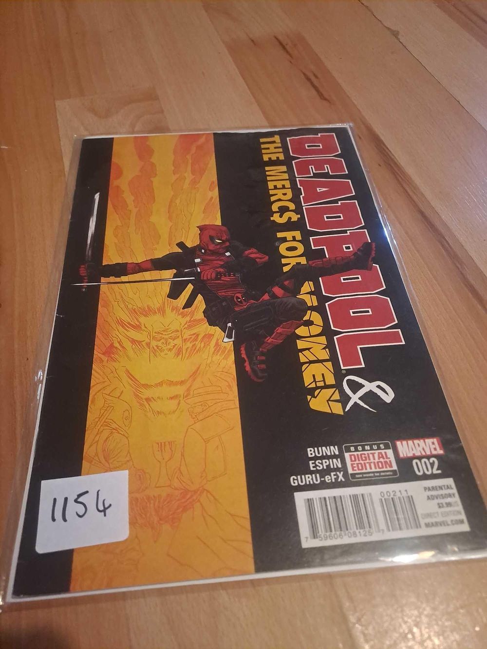 Lot 460: Marvel deadpool and the mercs for money issue...