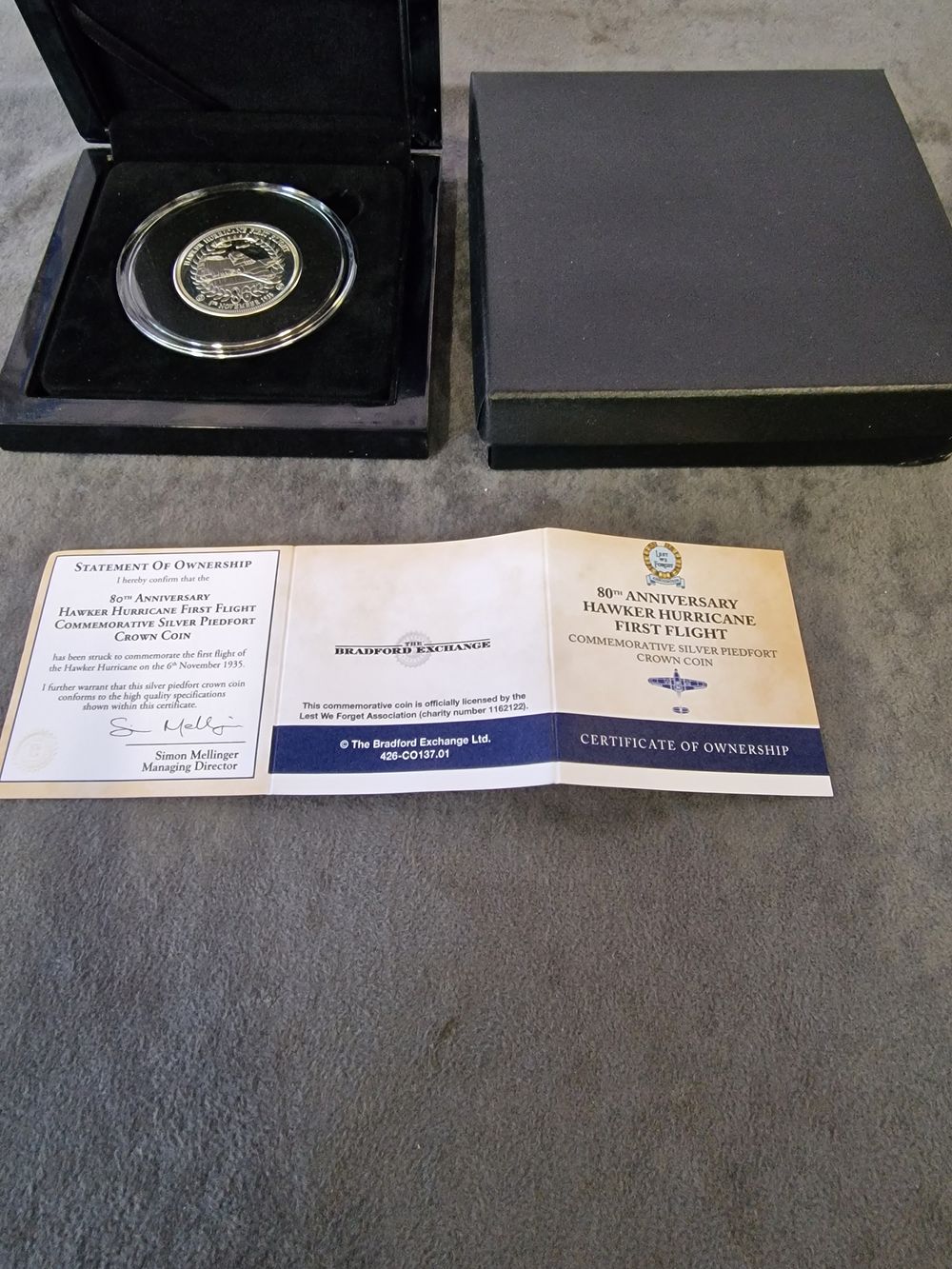 Lot 208: 80Th Anniversary Of The Introduction Of The Hawker...