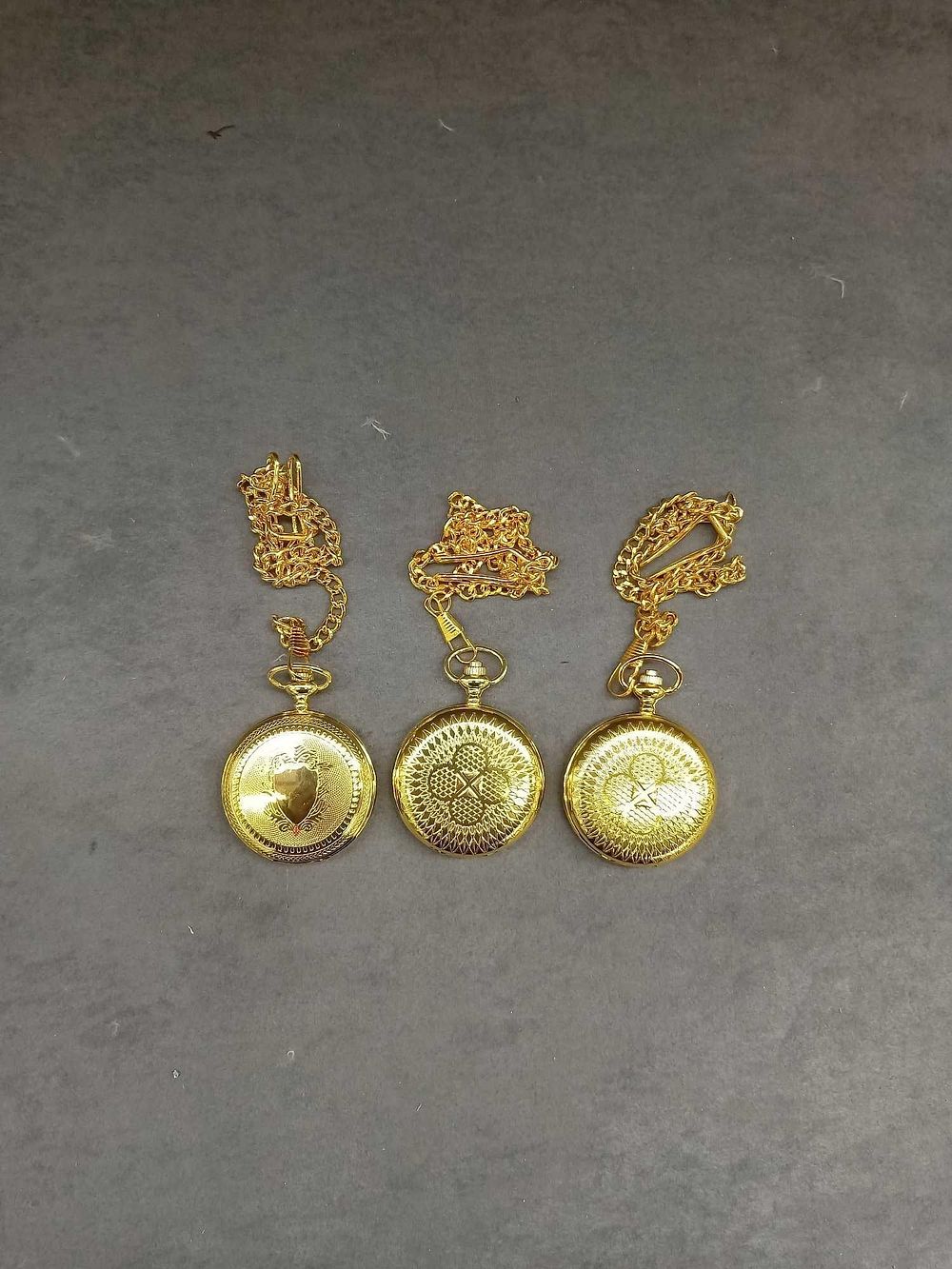 Lot 539: Lot of 3 pocket watches as pictured