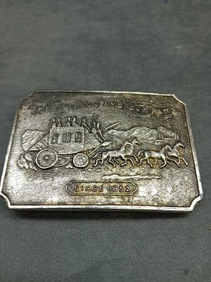 Wells Fargo and company since 1852 belt buckle as pictured