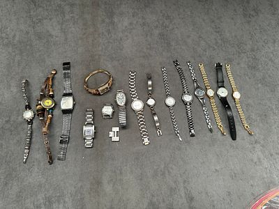 Huge collection of ladies dress watches. Please see pictures for more information.