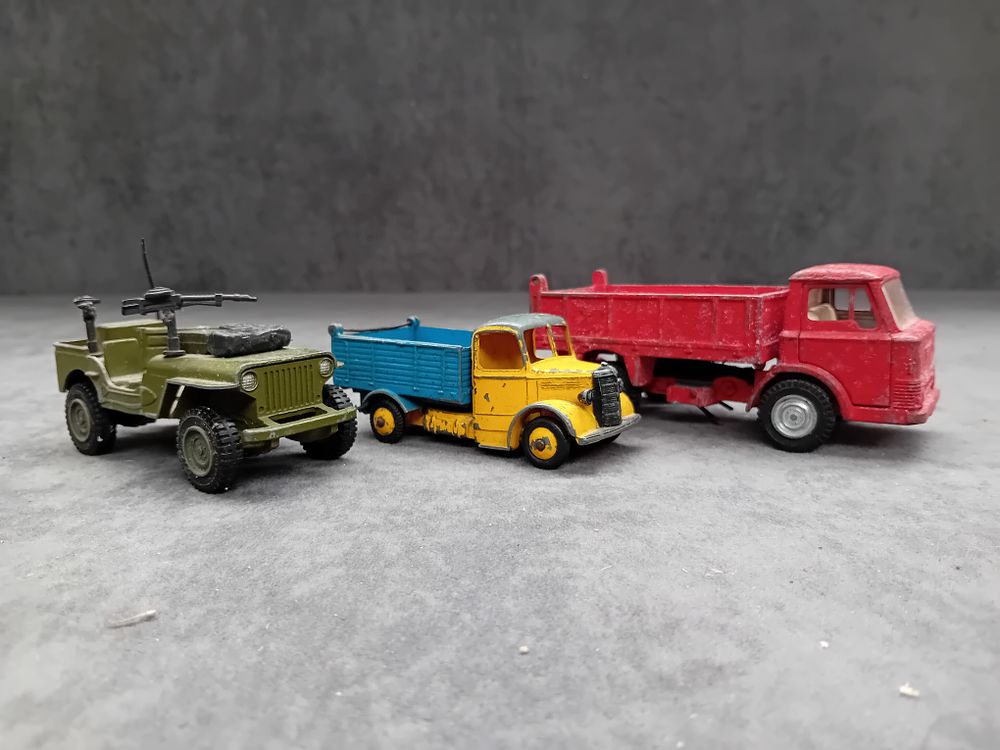 Lot 511: Mixed lot of dinky Diecasts heavily played with...