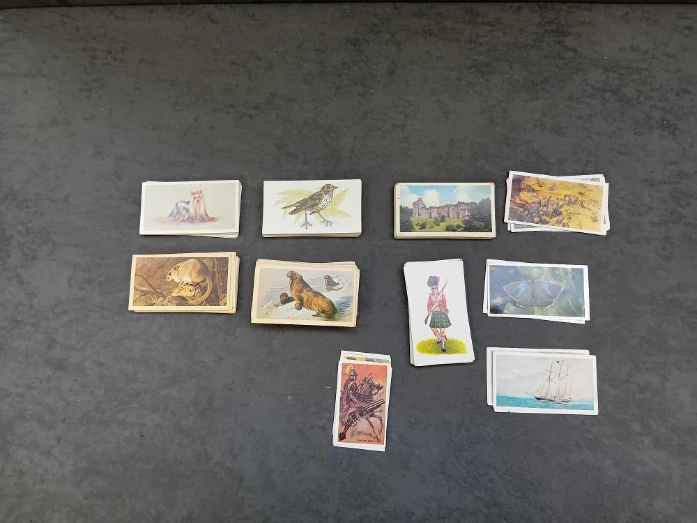 Lot 97: Large collection of cigarette cardsSets includedDoncella British mammalsDoncella...