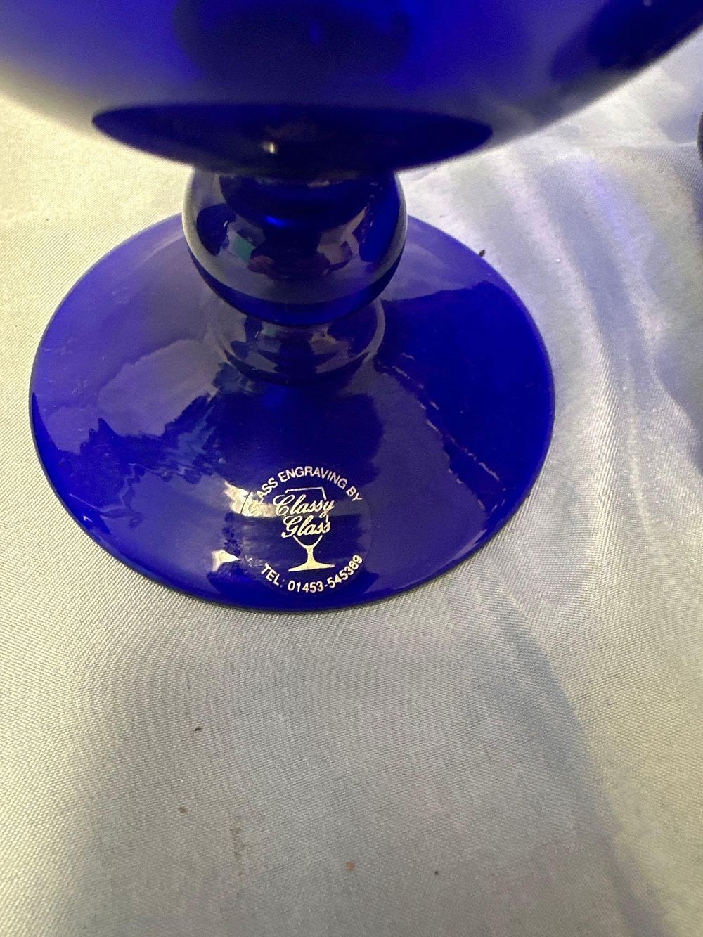 Lot 519: Various Blue Glass Ware Comprising Of 5 Items
