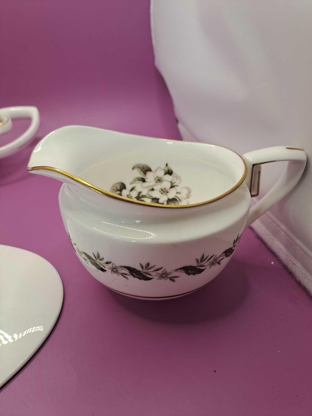 Lot 140: Gravey Boat And Jug Royal Worcester Fine Bone...