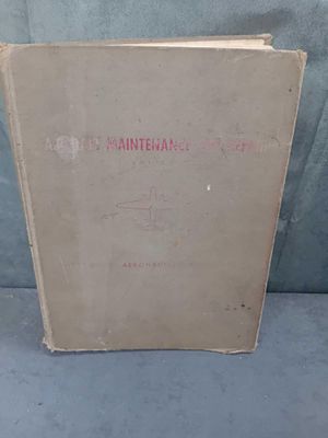 1955 Aircraft maintenance and repair revised edition Northrop Aeronautical Institute