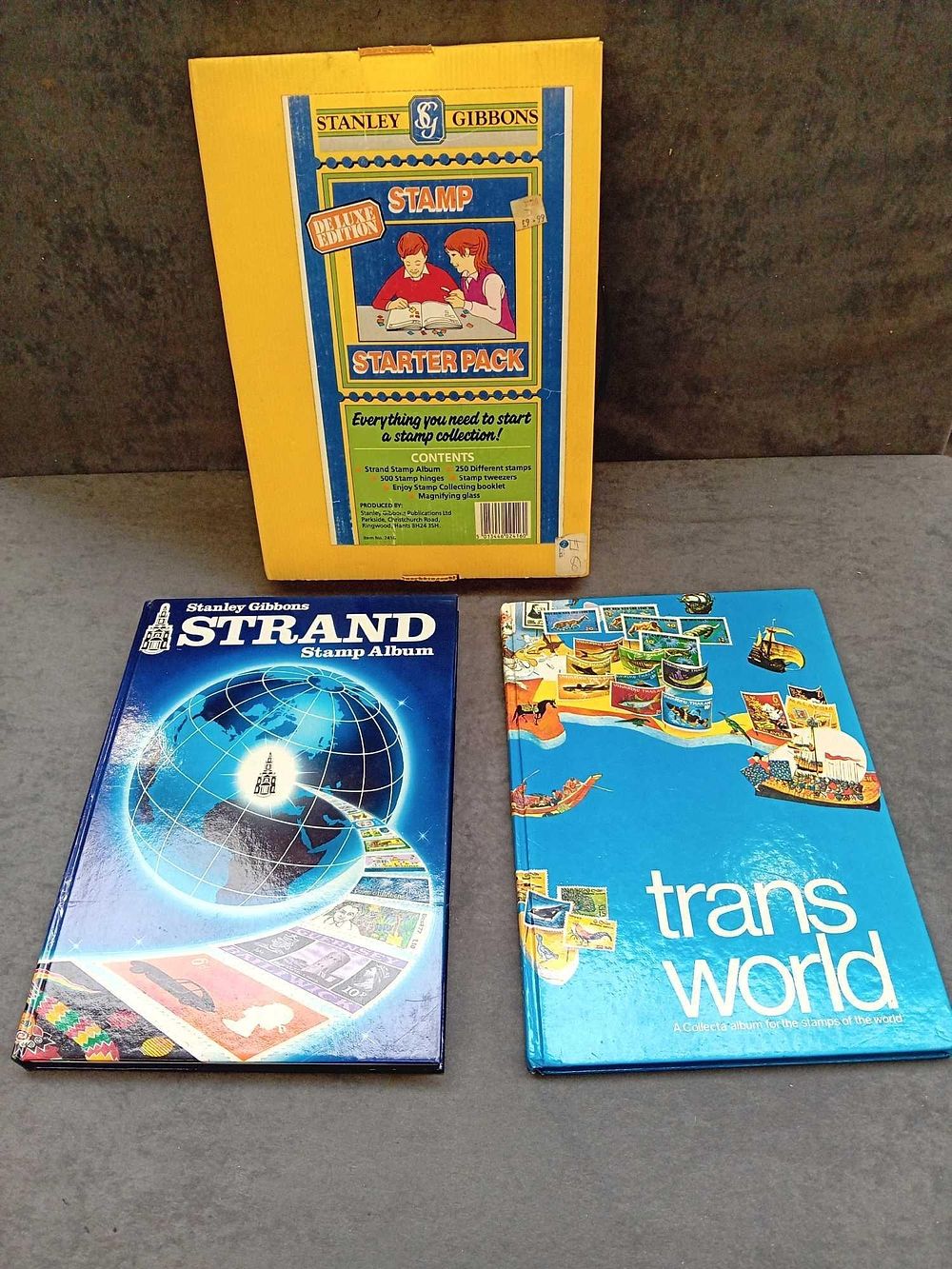 Lot 119: Stamp collector books with stamps inside