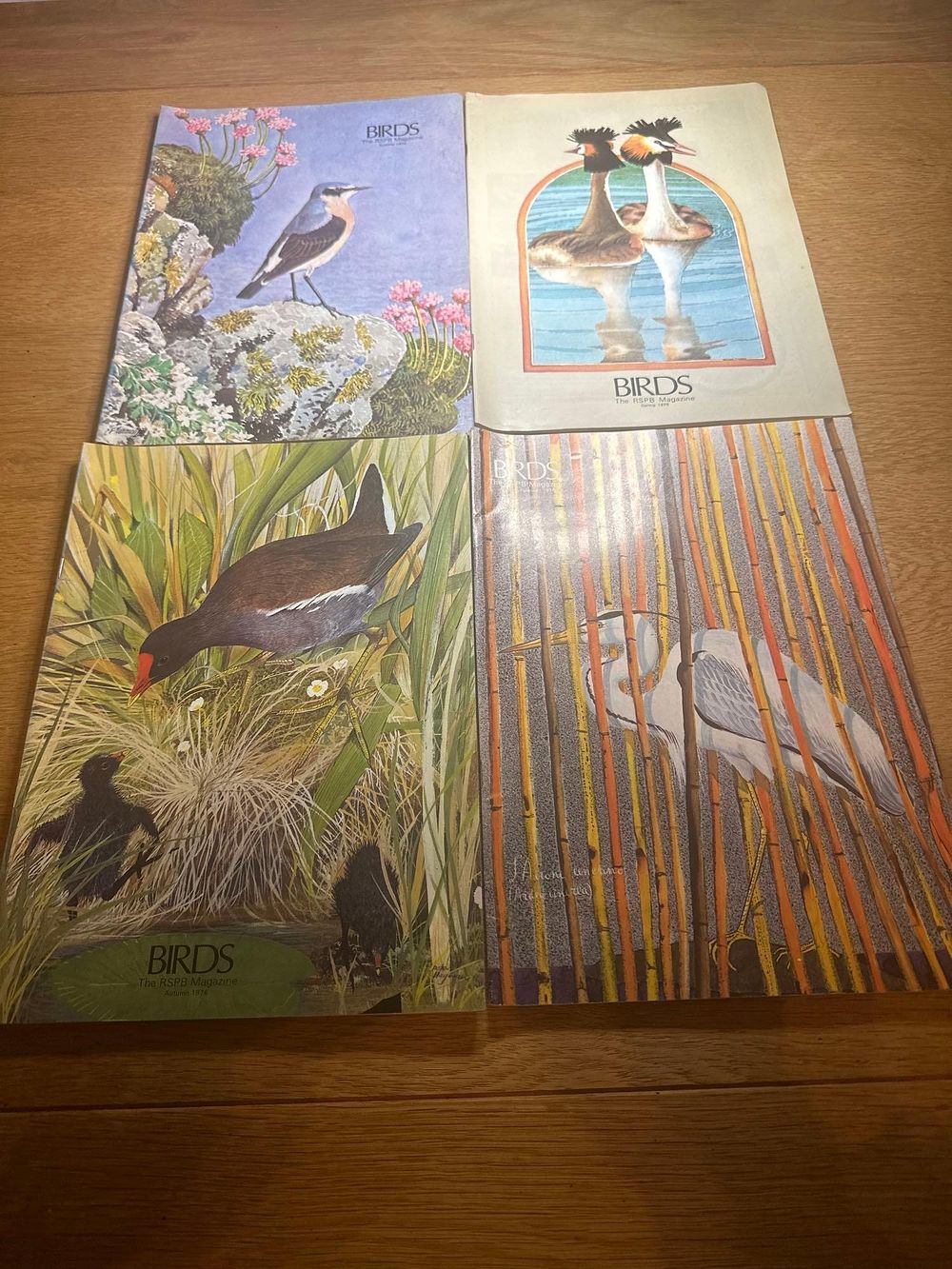 Lot 402: 1976 Birds The RSPB 5 Issues Complete.