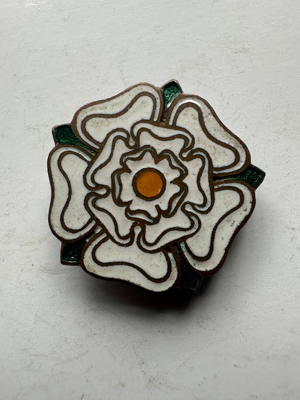 Lot 32: Vintage Yorkshire County girl guide badge, lovely enamel...