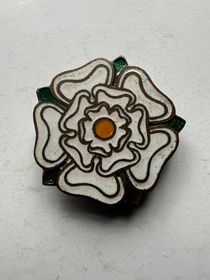 Vintage Yorkshire County girl guide badge, lovely enamel early example rare find