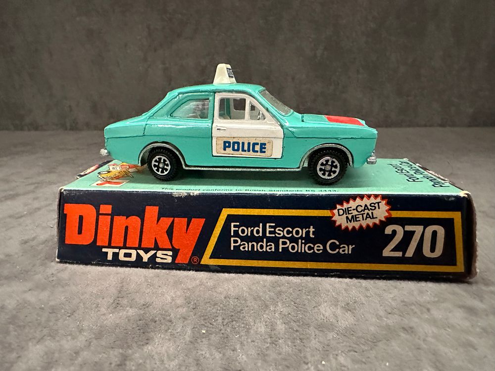 Lot 320: Dinky Ford Escort Panda Police Car 270 - No Blister Pack