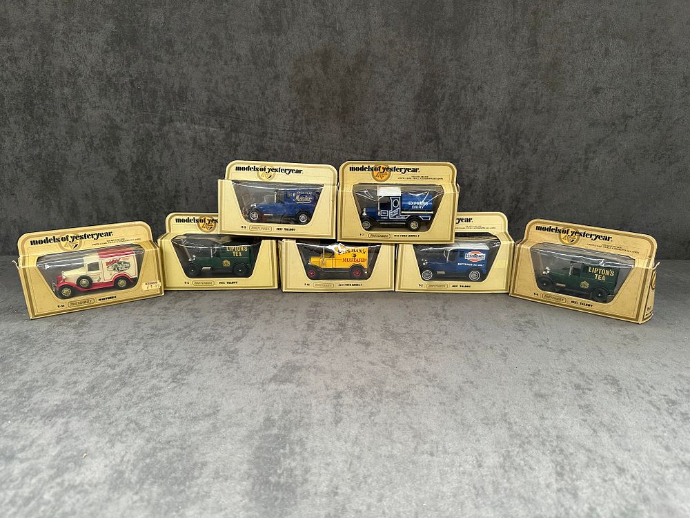 Lot 236: Mixed Lot Matchbox Models of the yesteryear (7 items in this lot please see pictures for more information.)