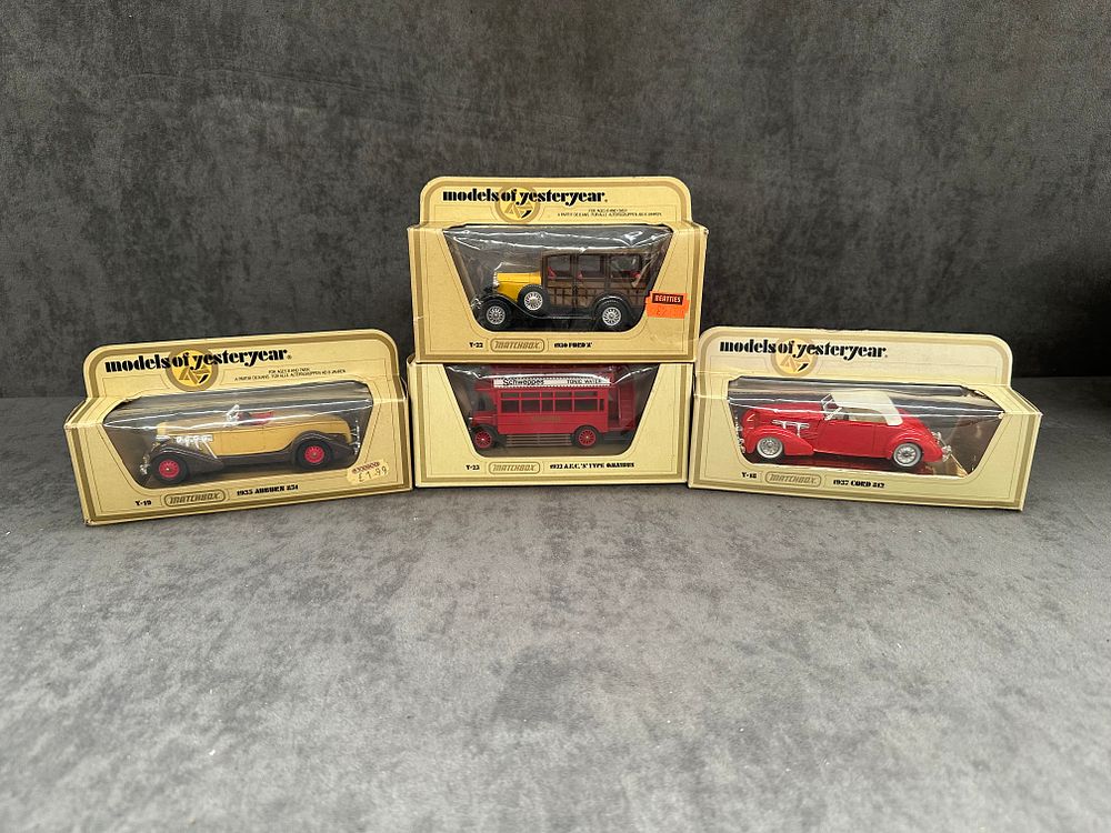 Lot 237: Mixed Lot Matchbox Models of the yesteryear (4 items in this lot please see pictures for more information.)