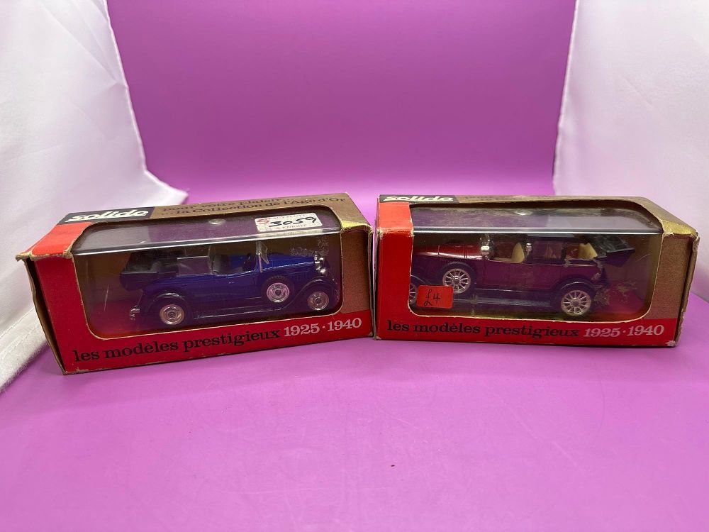 Lot 381: 2 x Solido Models, Fiat 525 1929 and...